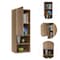 Tuhome Mila Bathroom Cabinet, Two Interior Shelves, Two External Shelves, Single Door Cabinet, Pine MLC4768 - alternate 6